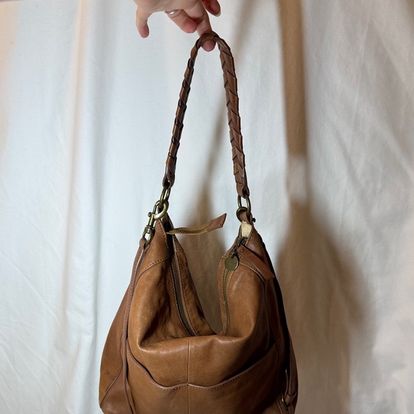 Lucky Brand Brown Leather Shoulder Bag - Picture 10 of 11